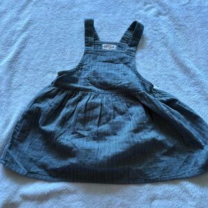 Kids Denim Pinafore Dress